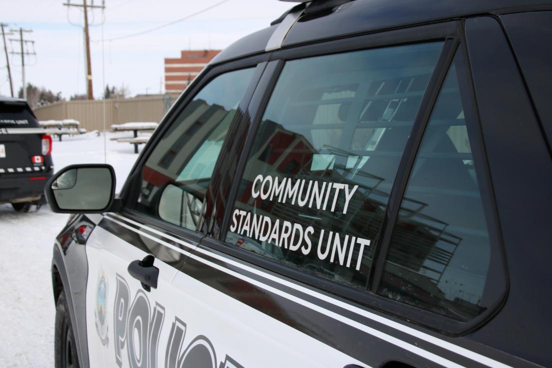 A Grande Prairie Police Service Community Standards Unit vehicle