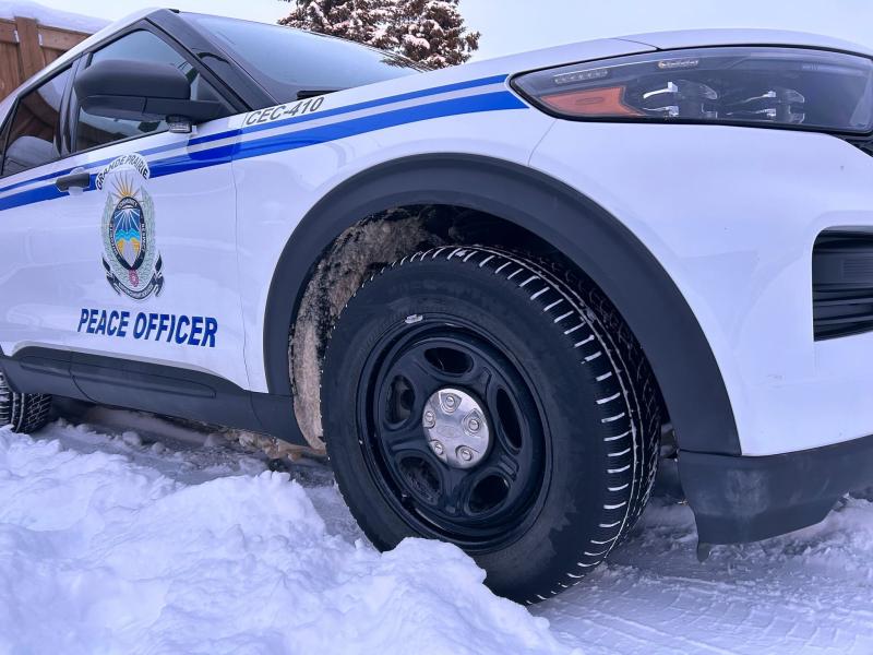 A Grande Prairie Enforcement Services cruiser
