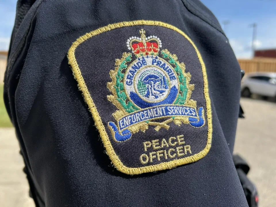 A Grande Prairie Enforcement Services shoulder flash