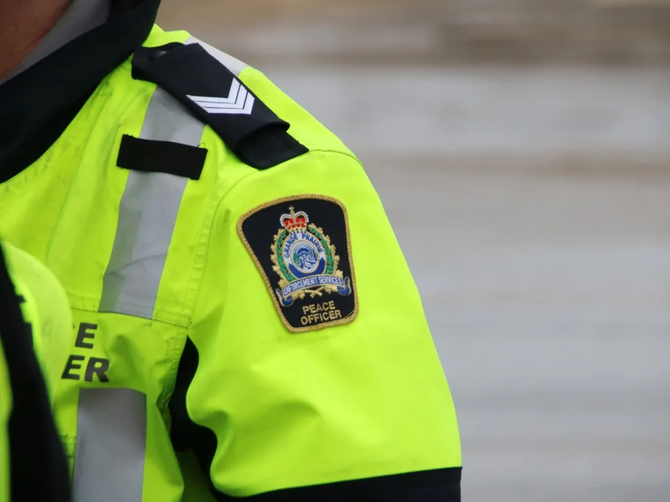 A Grande Prairie Enforcement Services jacket