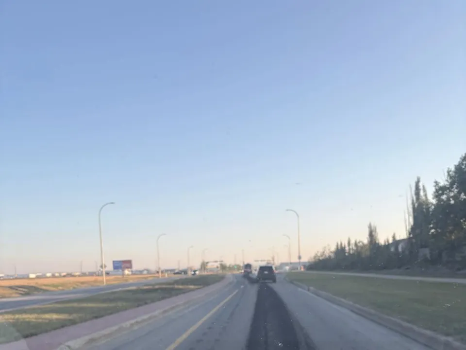 Asphalt spill