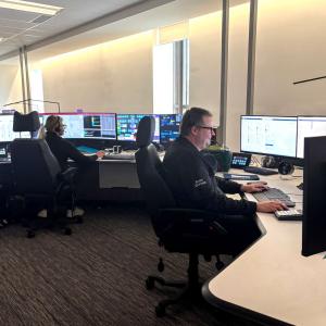 Dispatchers in the Public Safety Communications Centre